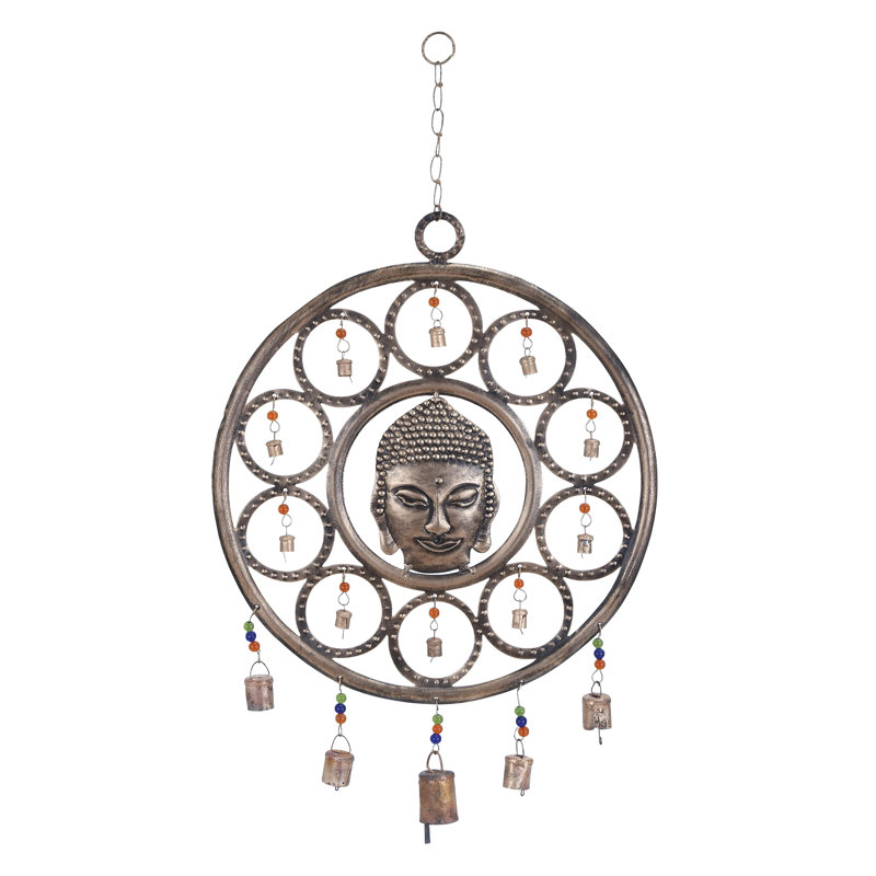 Woodland Imports Buddha Wind Chime Wayfair
